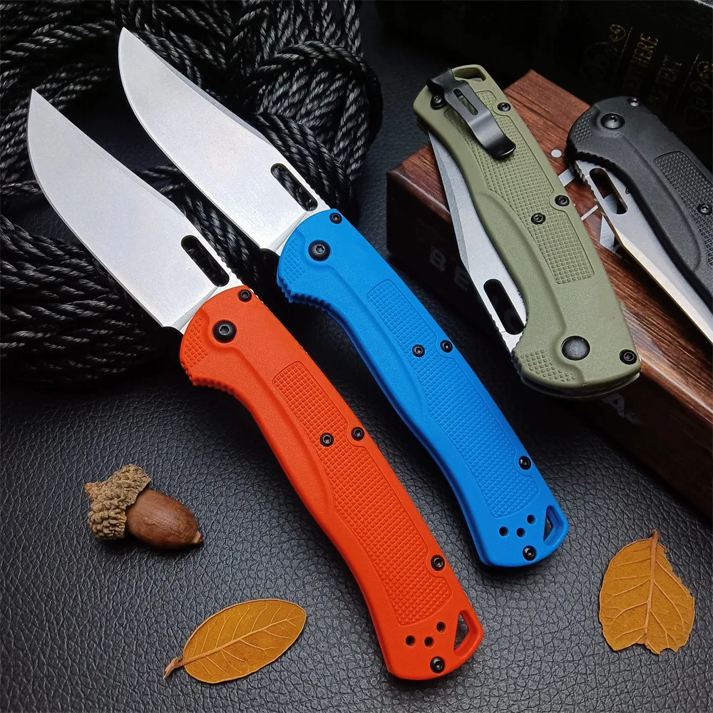 New BM 15535 Hunt Taggedout Tactical Folding Blade Knife Multi EDC Self defense Hunting Knives