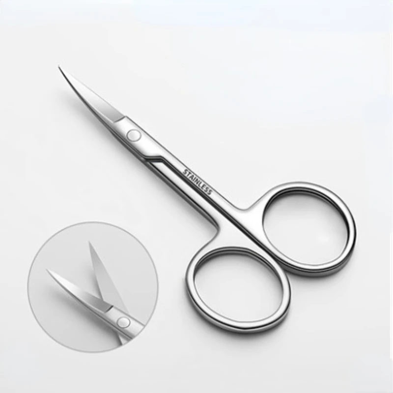 1Ps Nail Scissors Sticker Decal Supplies Personal Care Small Beauty  Scissors Pointed Eyebrow Scissors Nose Hair Scissors Eyelash - AliExpress