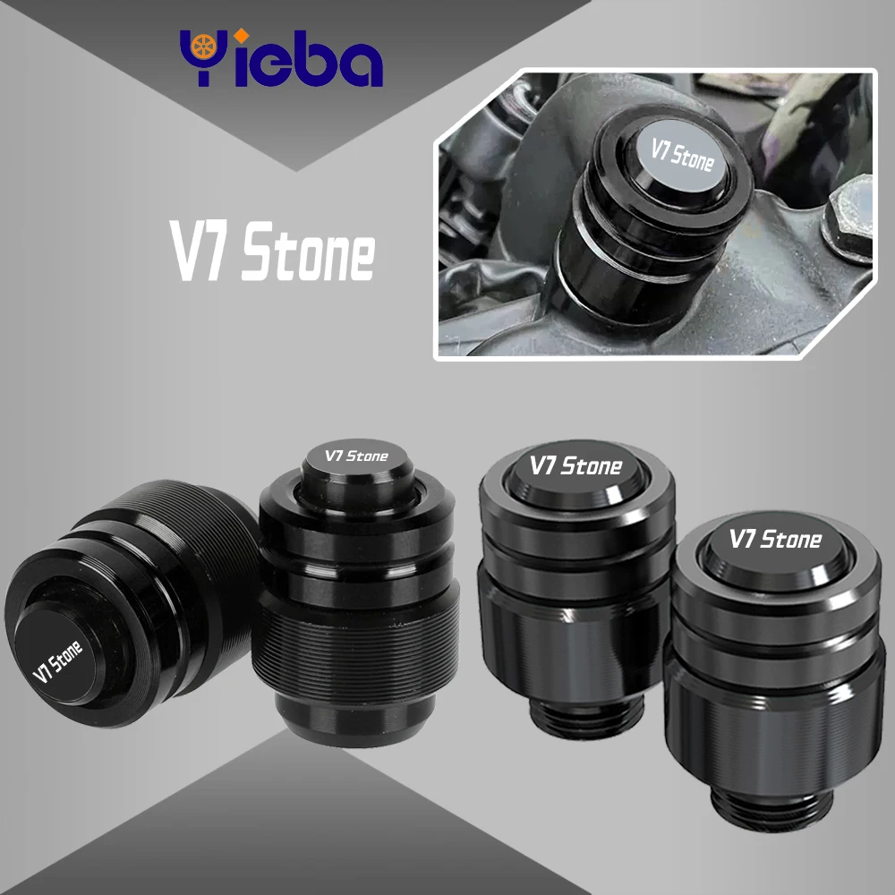 

Rearview Mirror Plug Hole Screw Cap & Tire Valve Stem Caps Cover V7 STONE 2023 FOR MOTO GUZZI V7Stone V7Stone Special 2012-2016