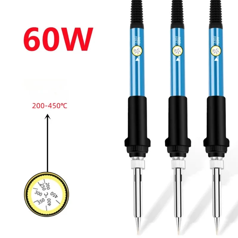 

Электрический паяльник с регулируемой температурой, 220 В, 110 В, 60 Вт