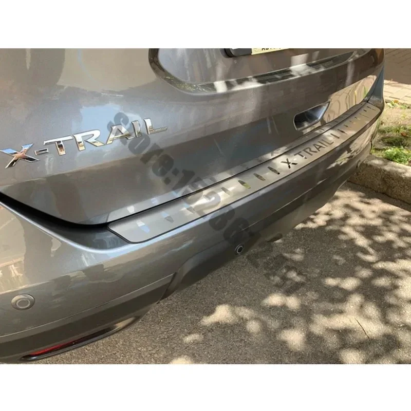 Rear Bumper Protector Sill Trunk Rear guard Tread Plate Trim Accessories for NISSAN X-TRAIL X TRAIL t32 2014~
