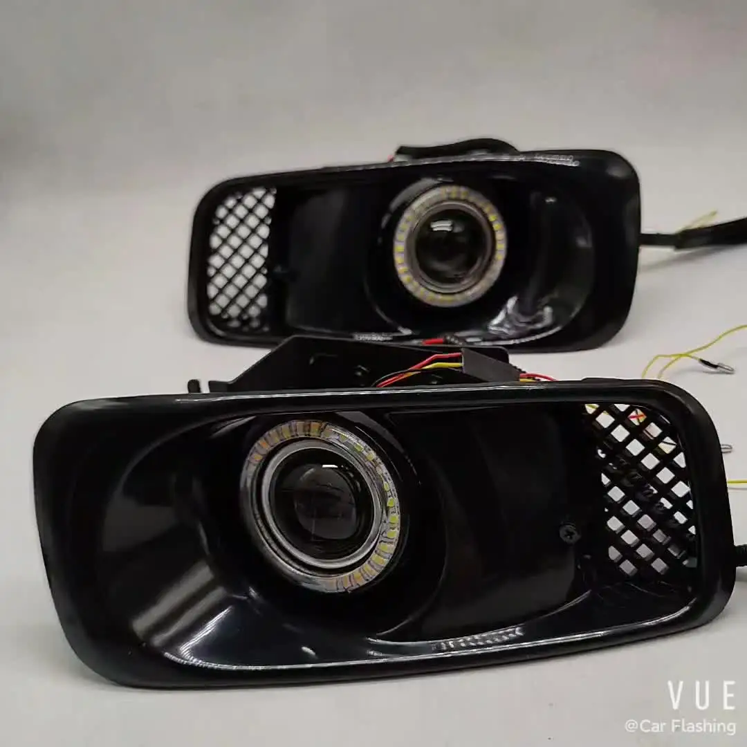JDM Front LED Fog Lights For 1999-2000 Honda Civic | Double Color DRL Pair