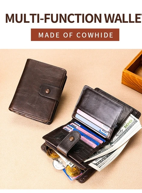 小物 FUNNY vintage leather wallet Crazy Horse Leather Vintage Wallet DIY Kit – CUCUBIRD