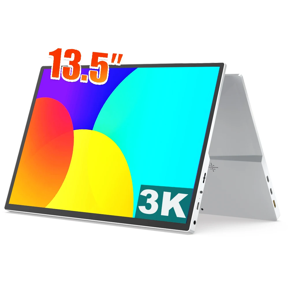 ޴  ܺ ȭ HDMI USB C  ÷, ġ PS5 Xbox ƺ Ʈ PC, 4K 400Nit IPS, 13.3 ġ, 13.5 ġ