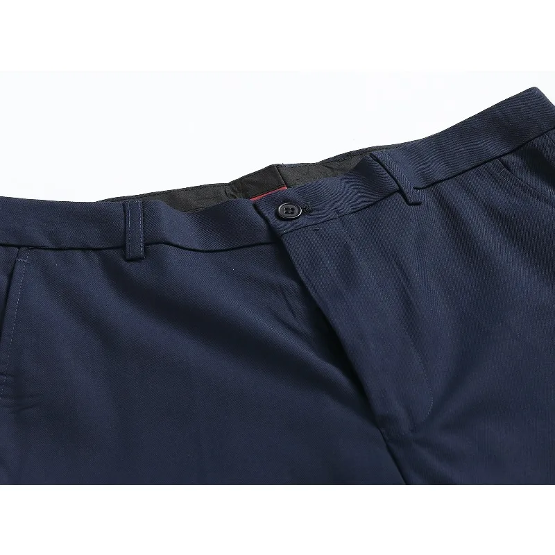 KIDWHXR Herren 2-teiliges Anzug-Set Stehkragen Einreihiger Blazer Gerade Hose Retro Einfarbiges Hochzeits-Bühnenoutfit – Detail 11