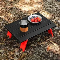 Portable Outdoor Beach Table Ultralight Foldable Camping Table Mini Aluminum Table Garden Party Trip Hiking Table 2