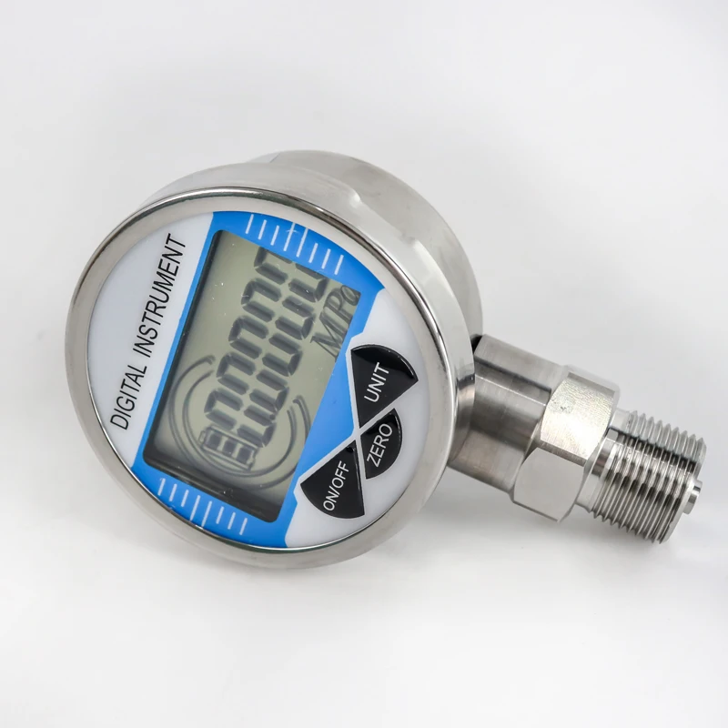 정밀 디지털 고정밀 디지털 디스플레이 양압 및 음압 진공 압력 게이지 60mpa M20 * 1.5 NPT1/2