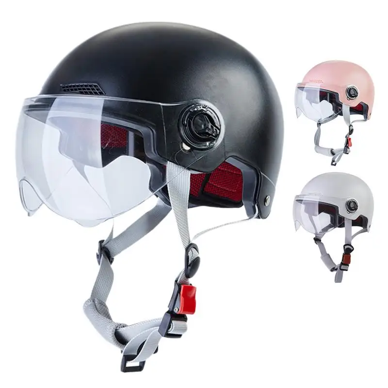 

Retro Scooter Helmets for Men Women Adult Skating Protective Gear Vintage Motorbike Helmets Ultralight Cycling Half Face Helmet