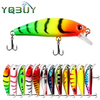 Fishing Lure 6.5g/5cm Sinking Minnow Peacock Bass Fishing Bait with 2 Trible Hook 1