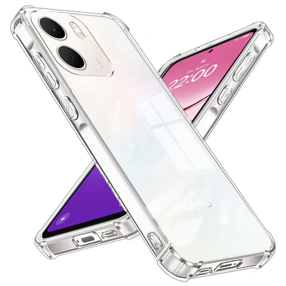 Enhanced Shockproof Airbag Phone Case - Transparent Soft Silicone Protective Cover