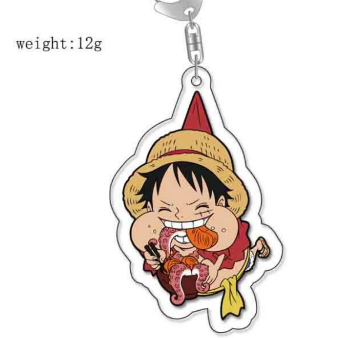 One Piece Anime Cartoon 2D Acryl-Schlüsselanhänger Monkey D. Luffy Solon Anhänger Geschenk-Schlüsselanhänger für Fans Studenten Mädchen Jungen Geschenke – Detail 7