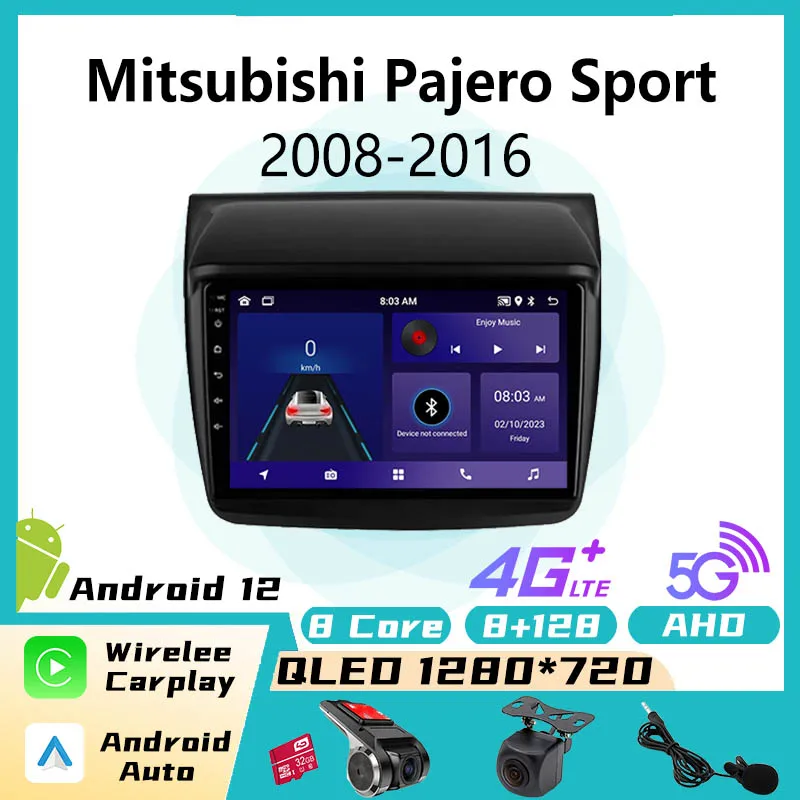 

Android Car Radio For Mitsubishi Pajero Sport 2 L200 2008 - 2016 2 Din Car Stereo GPS Navigation Multimedia Player Head Unit