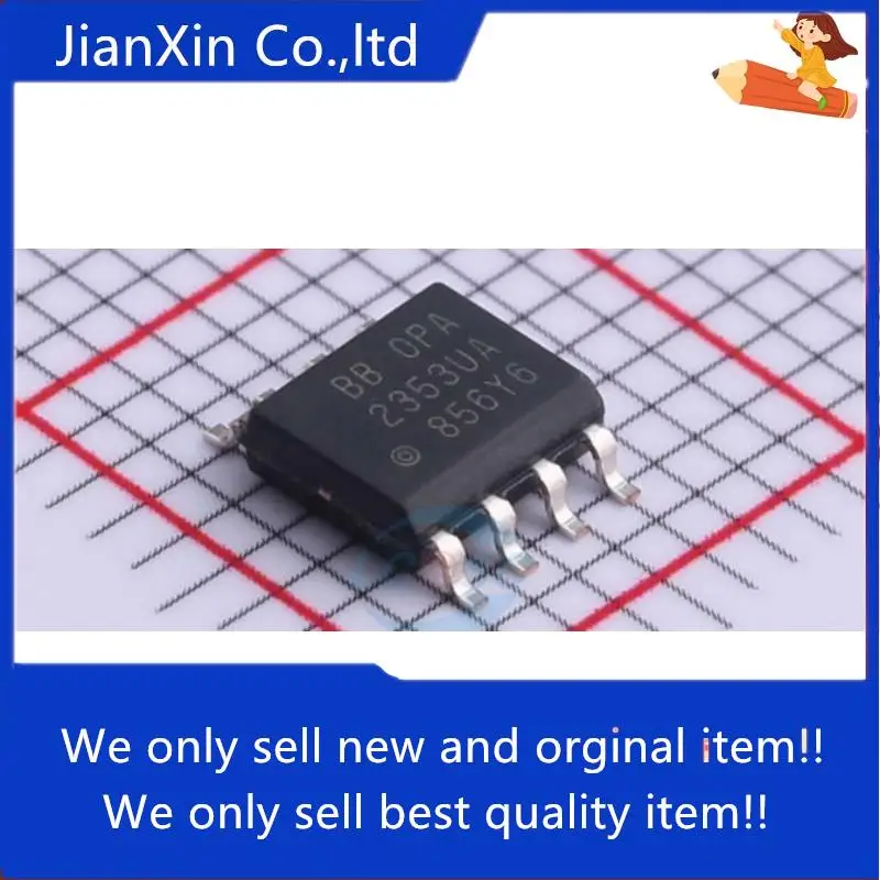 

10pcs 100% orginal new OPA2353UA OPA2353 SOP-8 Operational Amplifier