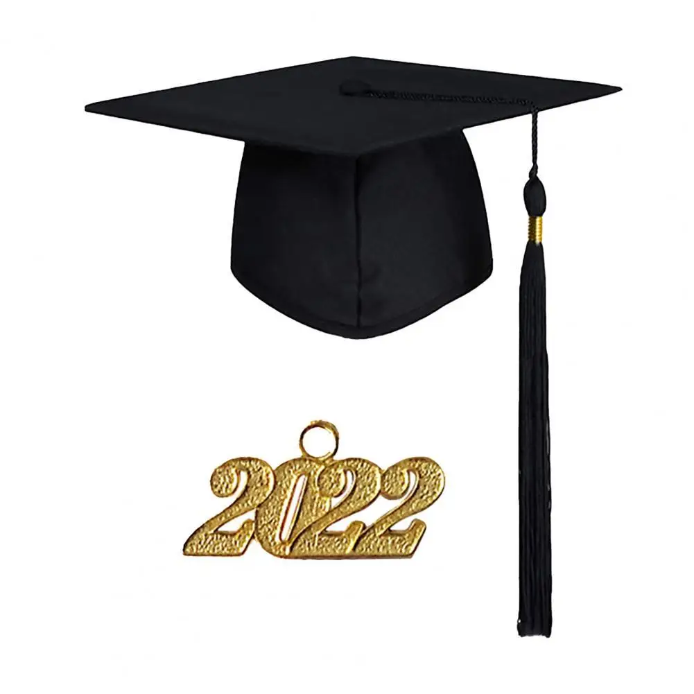 

Memorable Eye-catching Graduation Cap Fabric Practical Coloful Graduation Hat for Student