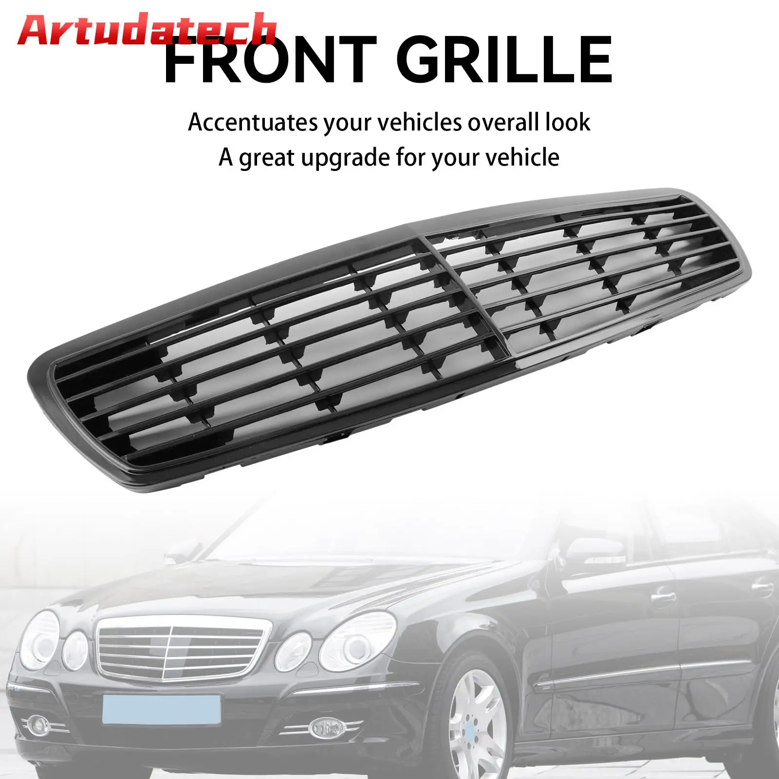 

Передняя решетка Artudatech для Mercedes-Benz E-Class W211 E320 E350 E55 AMG 2002-2006