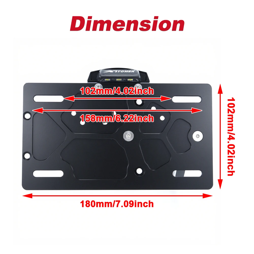 카와사키 불칸 650 S 2015-2025 불칸 650 S 카프 2017-2019 오토바이 사이드 마운트 번호판 브래킷 펜더 제거 키트