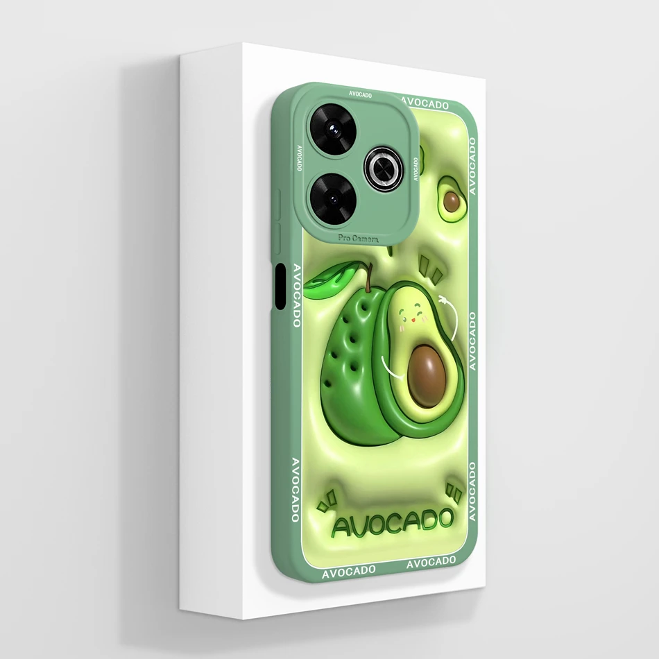 Cute Panda Soft Liquid Silicone Phone Case with Enhanced Camera Protection