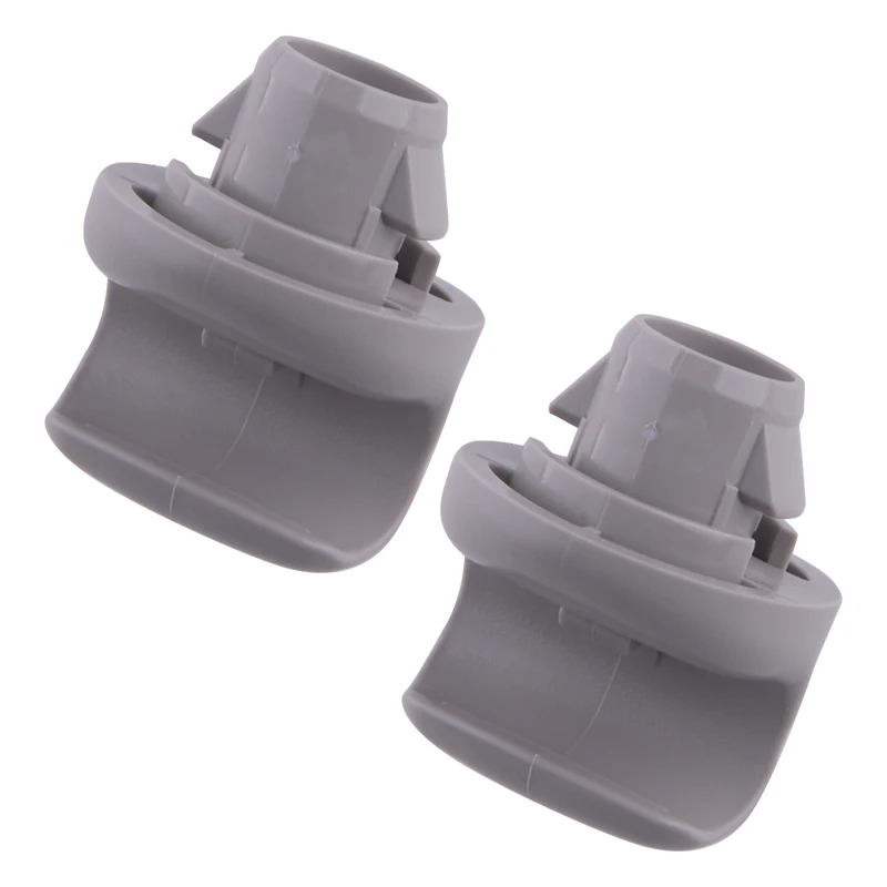 2Pcs/Set Car Grey Interior Sun Visor Clip Holder Bracket Fit For Nissan Qashqai J10 Juke 350Z
