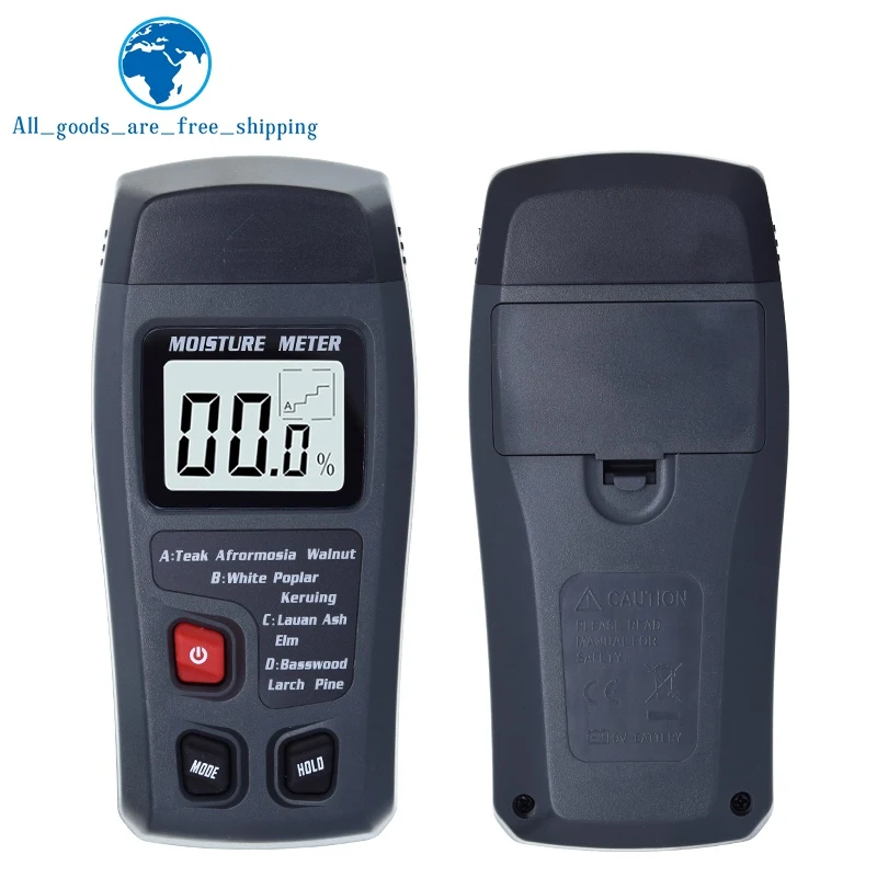 Wood moisture meter wood moisture meter hygrometer timber damp detector tree density digital wood humidity tester