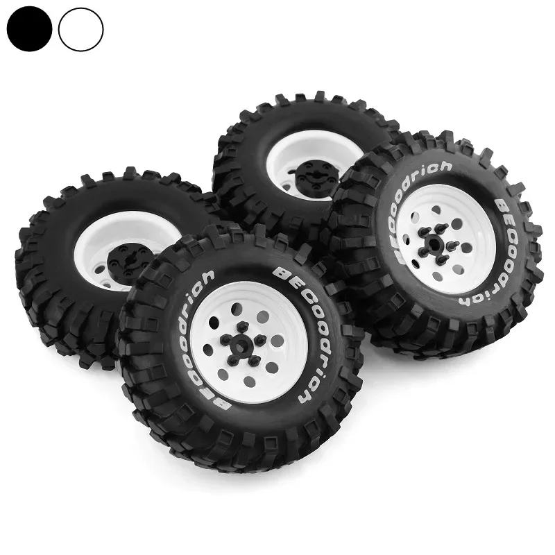 

CatRC 4 шт. 110 мм Металл 1,9 "Beadlock обод колеса резиновые шины для 1/10 RC Гусеничный автомобиль Traxxas TRX4 RC4WD D90 D110 Axial SCX10