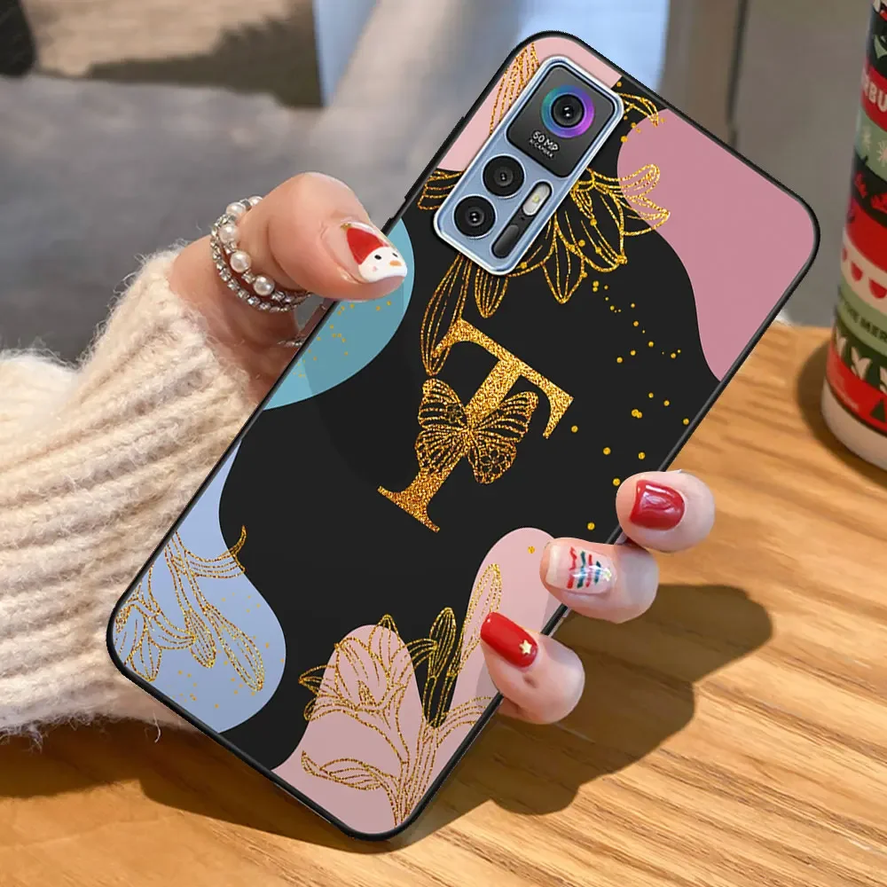 Luxurious Soft Silicone Bumper Phone Case with Elegant Letter Design - Premium Protection