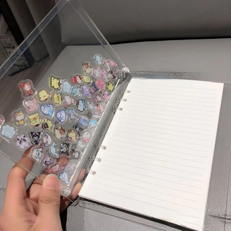 カワイイルーズリーフダイアリー、透明アクリルシェーカー、サンリオ
