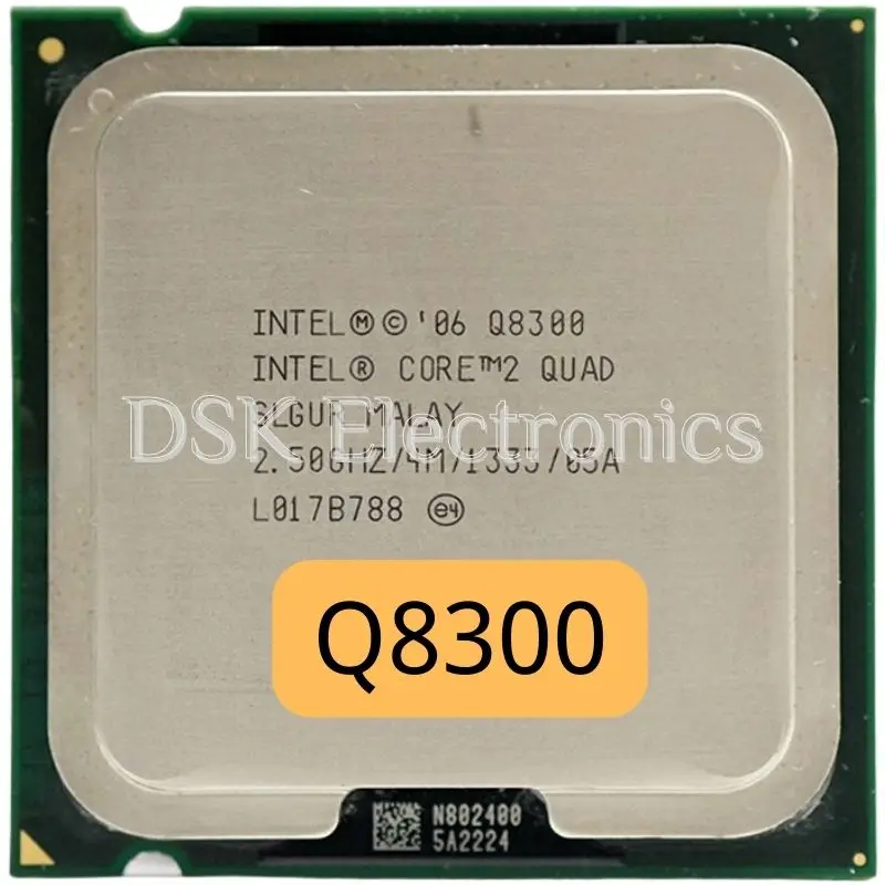Intel core 2 quad q8300. Q8300.