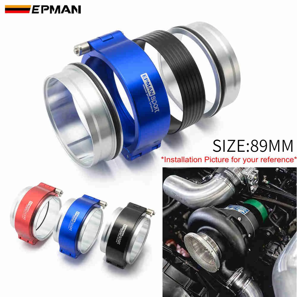 EPMAN Turbo Exhaust Pipes V Band Flange For 3.5" 89mm Radiator Hose