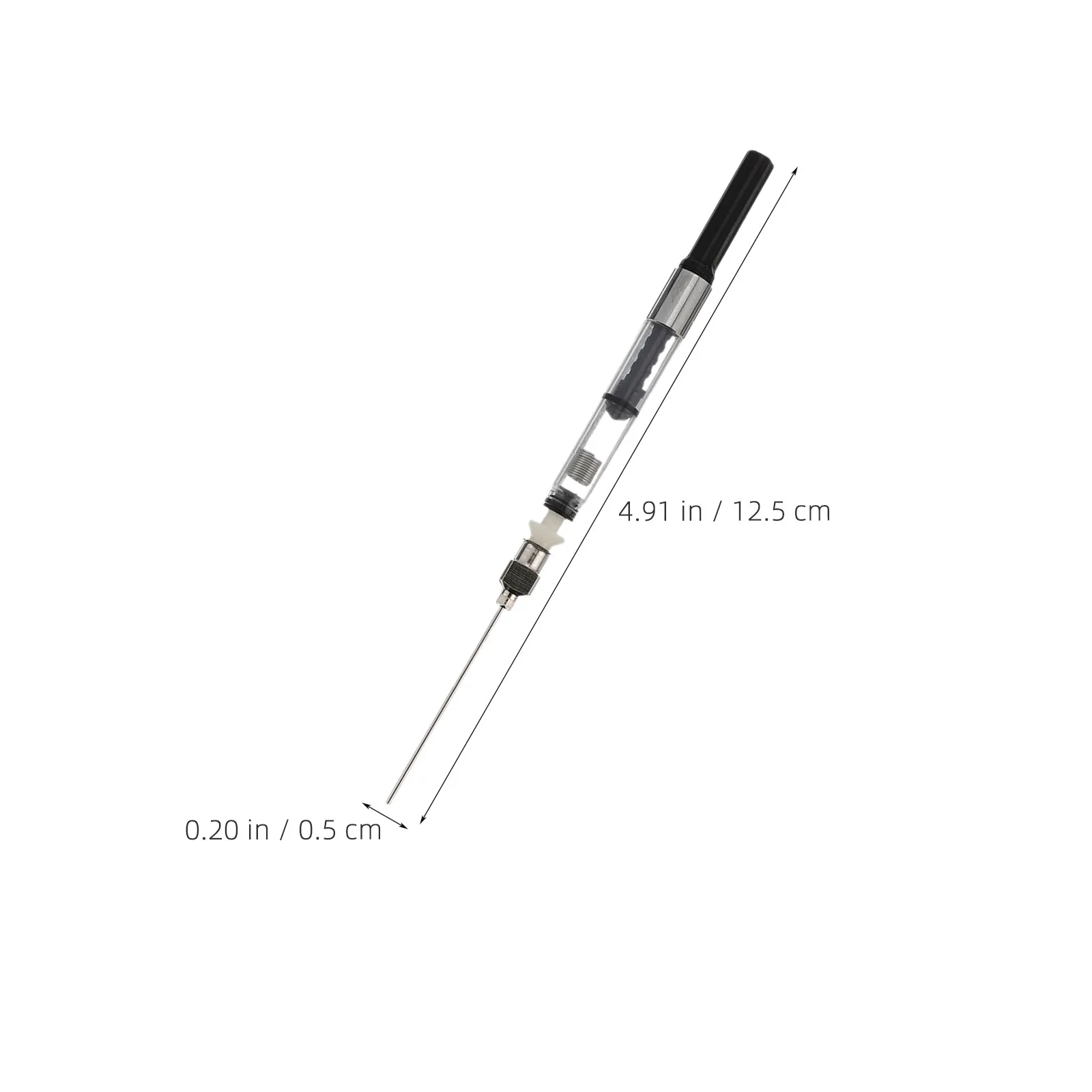 20Pcs 만년필 잉크 주사기 필러 소형 휴대용 스프링 컨버터 호환 3.4mm 2.6mm 카트리지 펜 유니버설 만년필