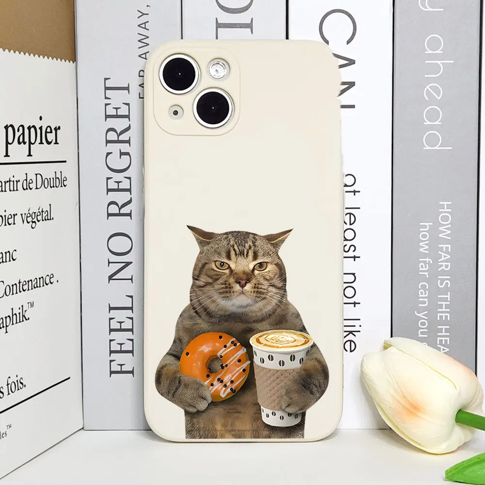 Funny Animal Beers Cat Phone Case for IPhone 16 15 14 13 12 11 Pro Max Mini X XS 7 8Plus SE2 Soft Silicone Cover Creative Fundas 4 Funny Animal Beers Cat Phone Case for IPhone 16 15 14 13 12 11 Pro Max Mini X XS 7 8Plus SE2 Soft Silicone Cover Creative Fundas – Bild 4