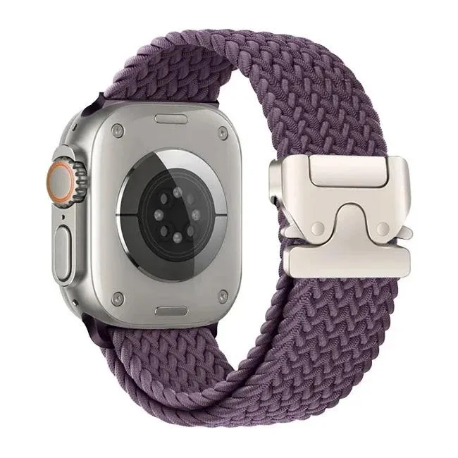 Braided Solo Loop Nylon Watch Band Strap