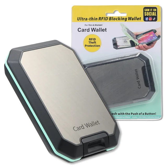Wallets 4 RFID Blocking Wallet for Men with Removable Money Clip - Slim, Secure and Crush Resistant 1