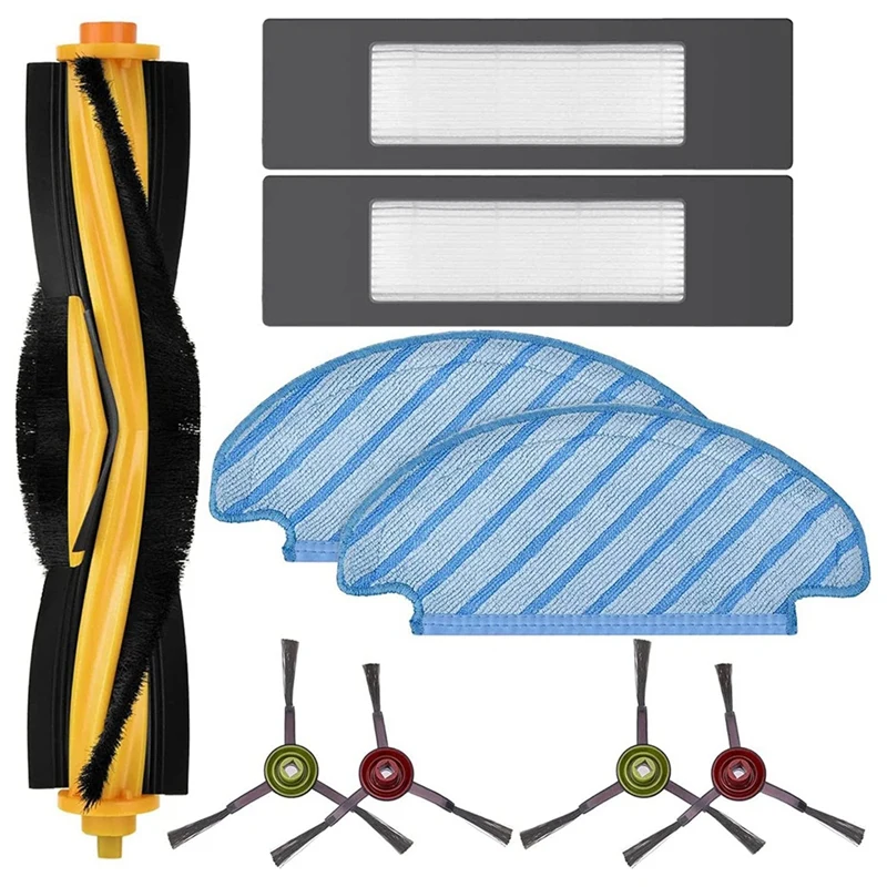 Kits de Aspirador Escova Lateral do Filtro Mop Pano para Ecovacs Deebot Ozmo t8 Aivi t9 Plus n8 Pro
