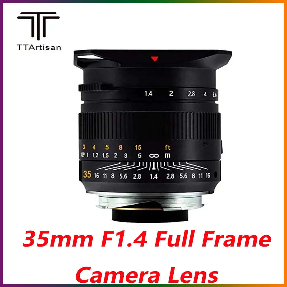 Ttartisan 35Mm F1.4 Obiettivo Full Frame Per Fotocamere Leica M-Mount Leica M240 M3 M6 M7 M8 M9 M9P M10 Obiettivo Ritratto Ad Ampia Apertura