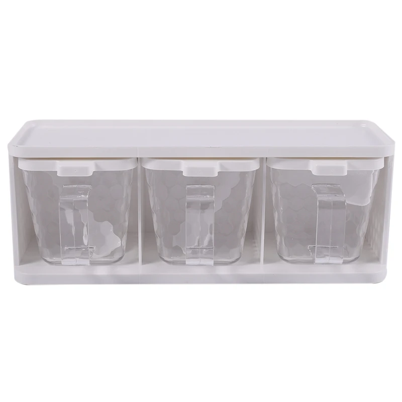 

Вертикальные вращающиеся контейнеры для хранения, банка для специй, бутылка с ручкой и ложкой, Кухонный Контейнер для хранения, инструменты для трав и специй