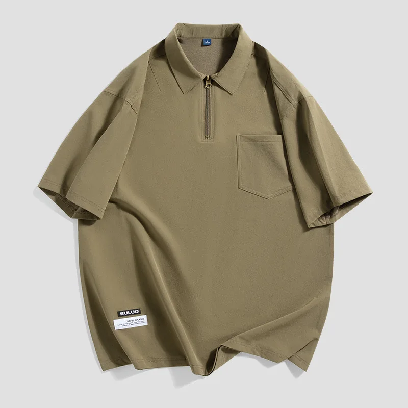 

New Summer High Quality Short Sleeve Fashion Brand Men's T-shirt Tooling T-shirt Mountaineering Polo Shirt Outdoor Short Sleeve