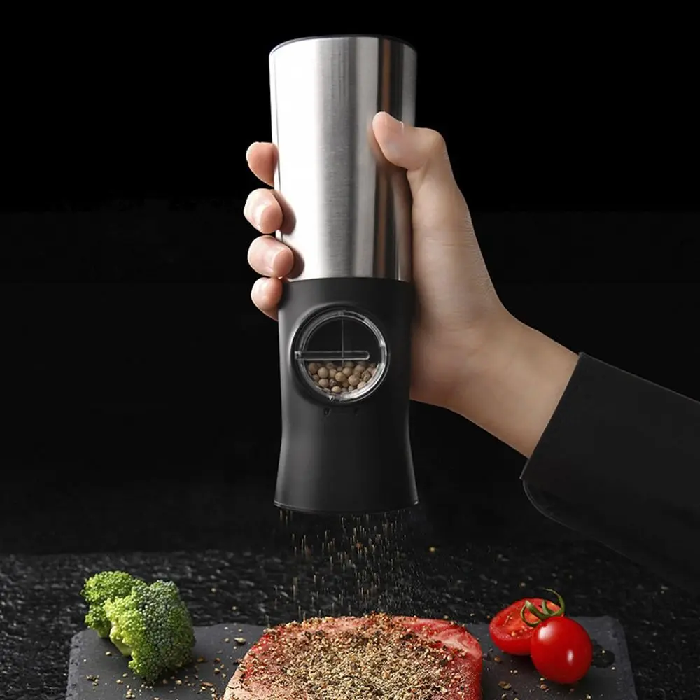 

Multi-Functional Adjustable Coarseness Kitchen BBQ Pepper Mills Electric Grinder Grinding Machine Pepper Grinder