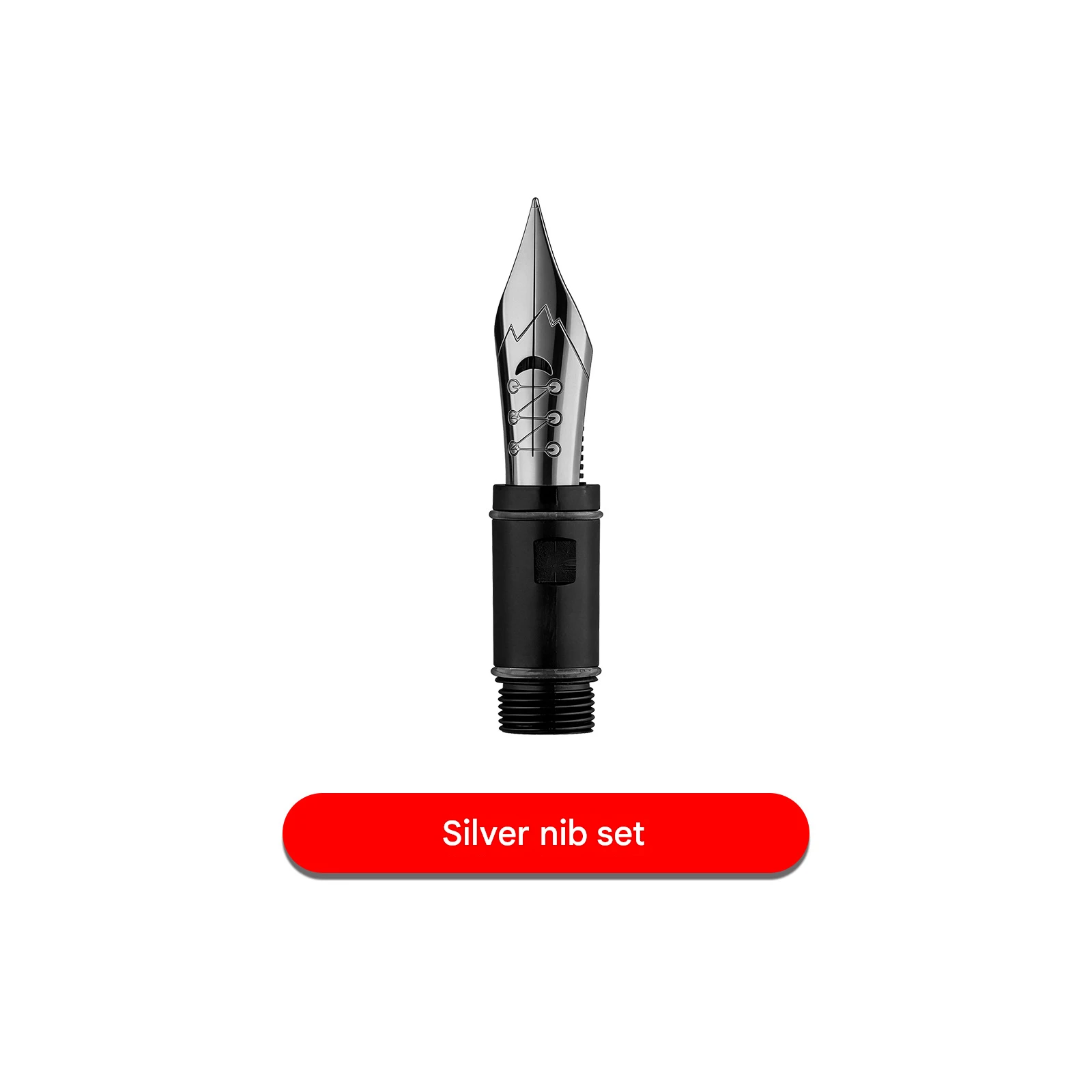 MAJOHN Soft Elastic Calligraphy Nib with Round Body and Pointed Tip for Copperplate and Gothic Styles