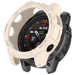 Enhanced TPU Bumper Protector Case - Garmin EPIX pro 51MM (Starlight color)