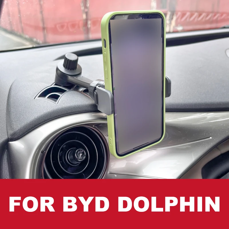 

Автомобильный держатель для телефона Byd Dolphin 2023 2024, автомобильный Стайлинг, кронштейн, автоматический зажим, поворотный, поддержка, Мобильные аксессуары
