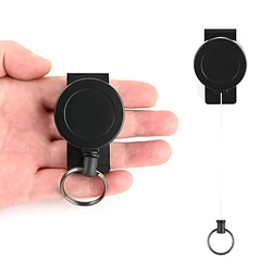 Versatile Retractable Badge Holder with Multitool Carabiner and Heavy - Duty Key Ring (Onesize)