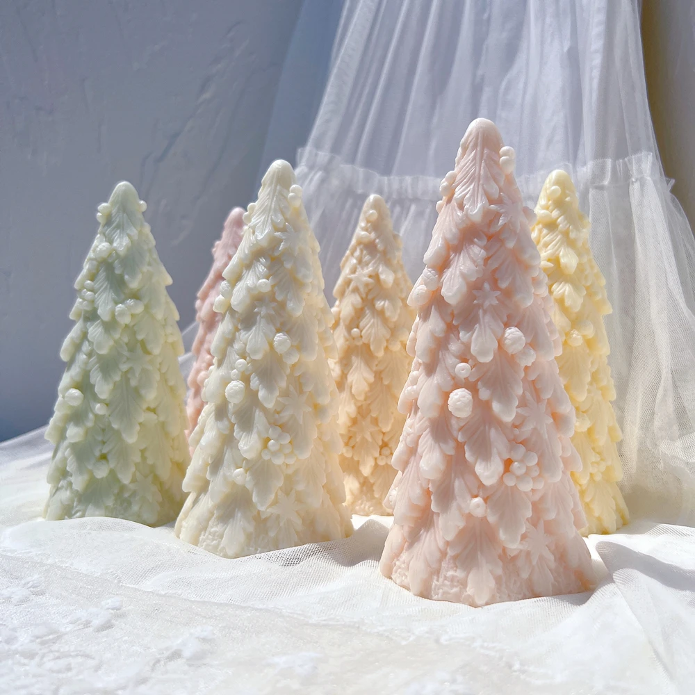 Boowan Nicole|Molde De Vela De Mini árbol De Navidad