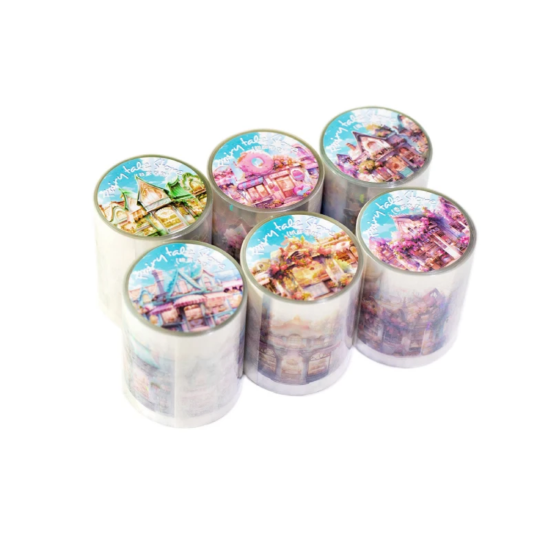 레트로 크리에이티브 장식 DIY pet 테이프, 동화 가게 시리즈, 12 팩/로트