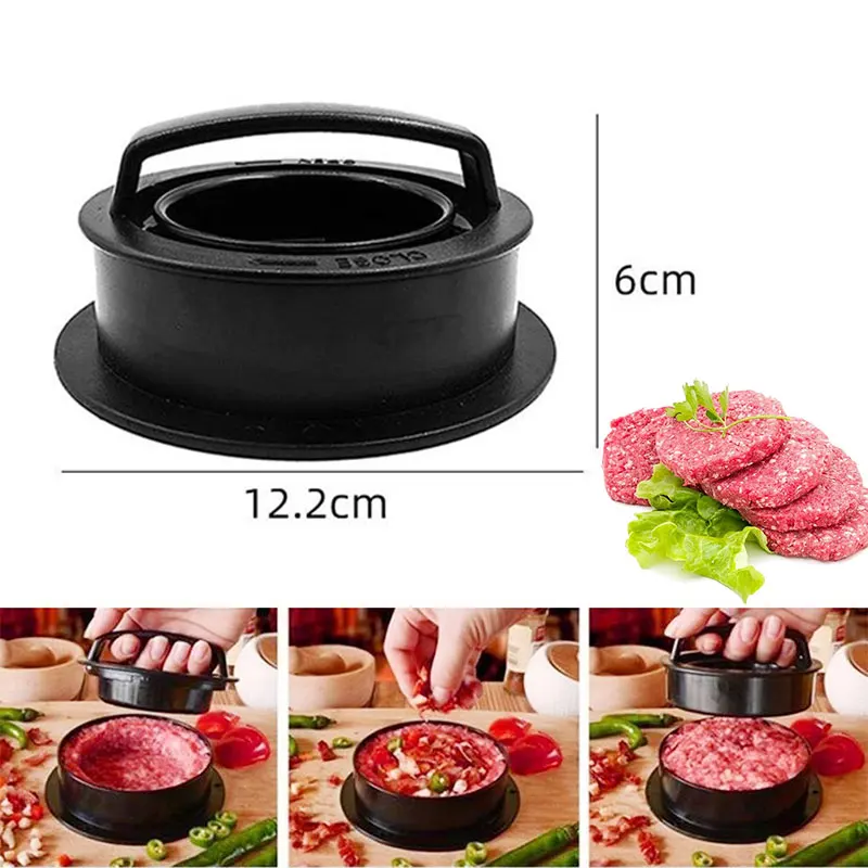 3 in 1 Stuffed Burger Press Patty Maker Mold Sliders Beef Burge Patty Press Non Stick Kitchen Barbecue Tool Grilling Accessories