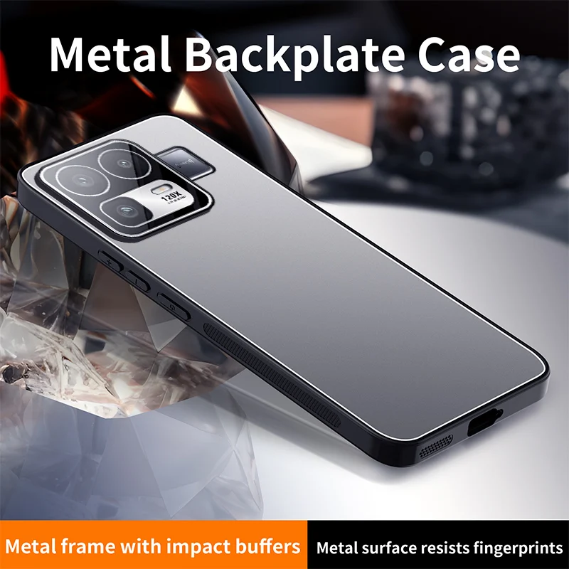 Sleek Matte Shockproof Protective Back Cover