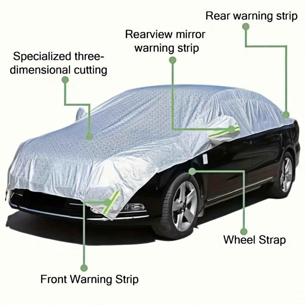 All-Weather Half Car Body Cover 5