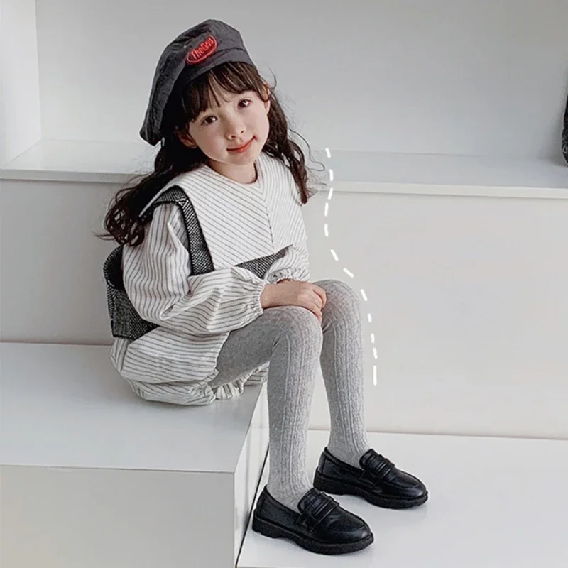 Baby Girls School Pantyhose Pants Leggings Tights Knitting Trousers kids pantyhose ballet tights toddler tights kids leggings