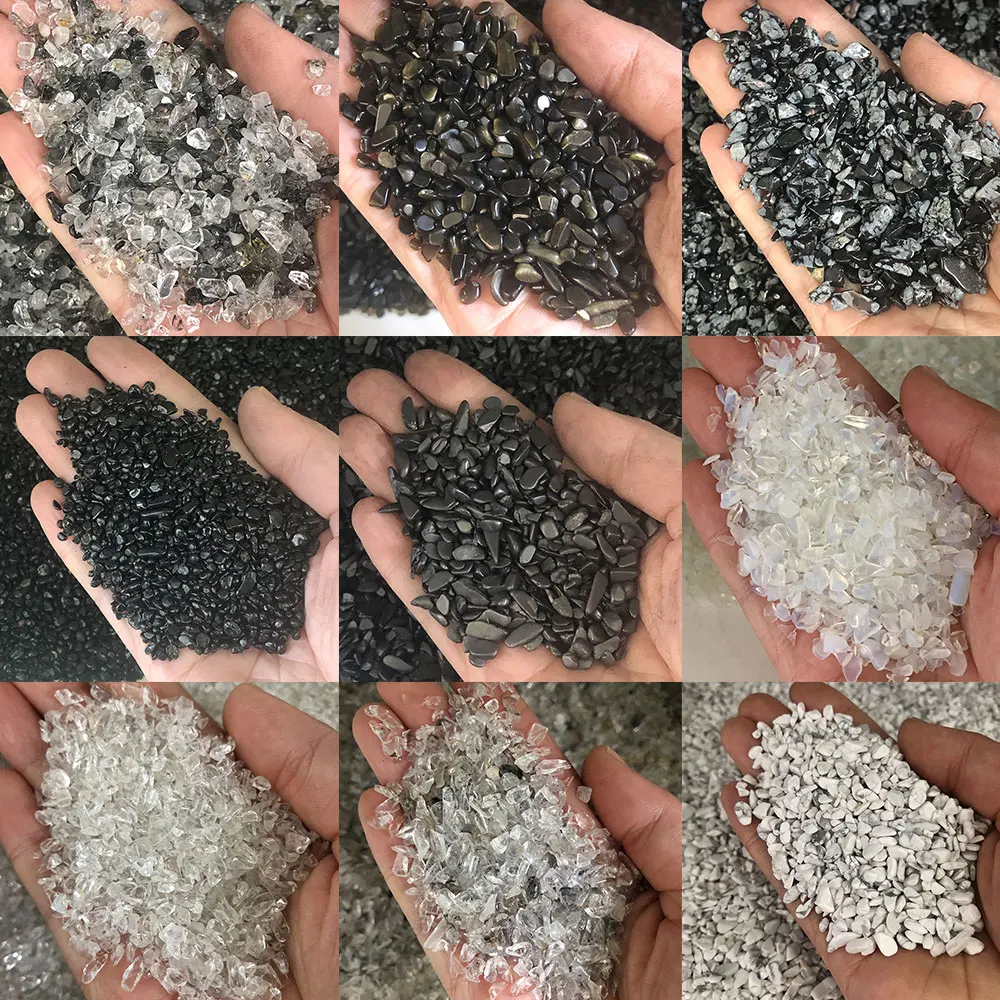 Natural Stone Crystal Chips for Home Decor & DIY Projects