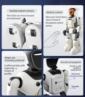 Smart Dancing Remote Control Robot Toy 2.4G Joint Mobility Breathing Light Record RC Robot Intelligent Robot for Child Kid Toys 6