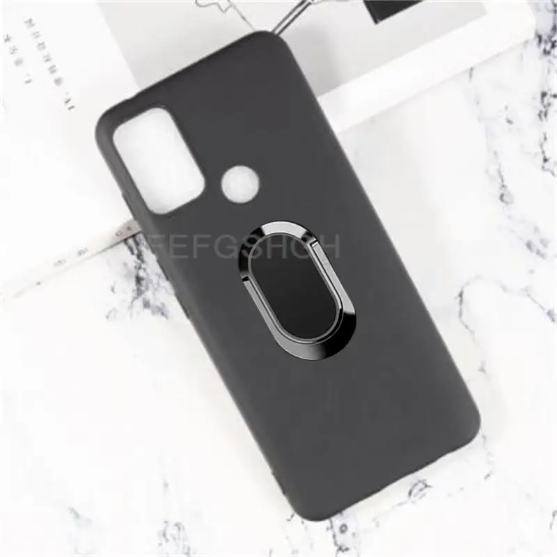 Per Motorola Moto G50 6.5 "G50 Xt2137-1 Xt2137-2 Supporto Per Anello Posteriore Staffa Per Telefono Custodia Per Smartphone Tpu Cover Morbida In Silic